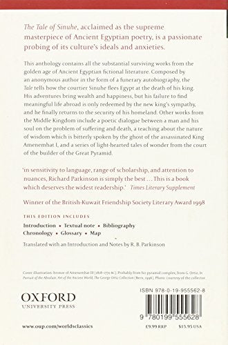 The Tale of Sinuhe: and Other Ancient Egyptian Poems 19401640 B.C. (Oxford World's Classics),New