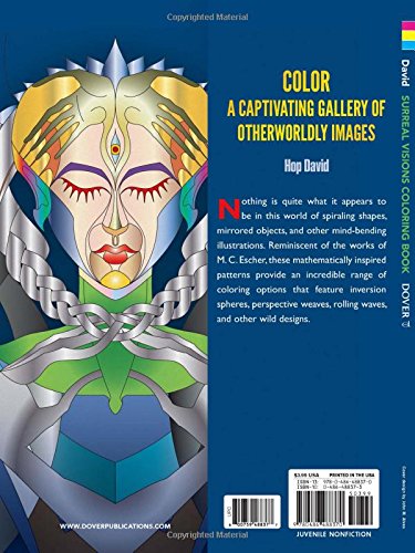 Surreal Visions Coloring Book (Dover Coloring Books),Used