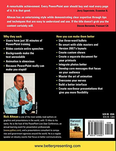 Why Most PowerPoint Presentations Suck: Second Edition,Used