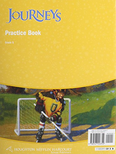Practice Book Consumable Grade 5 (Houghton Mifflin Journeys),New