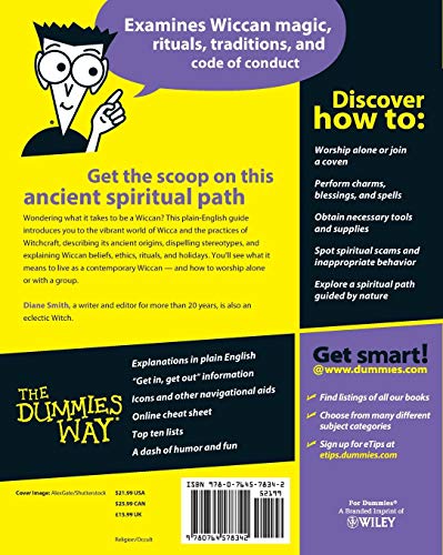 Wicca and Witchcraft For Dummies,Used