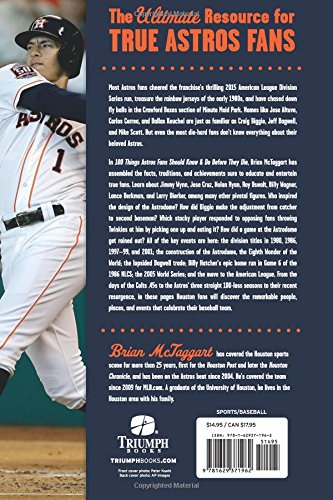 100 Things Astros Fans Should Know & Do Before They Die (100 Things...Fans Should Know),Used