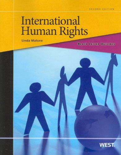 Black Letter Outline on International Human Rights (Black Letter Outlines),Used
