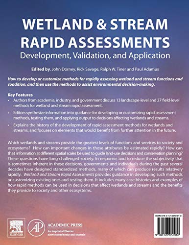Wetland and Stream Rapid Assessments: Development, Validation, and Application,Used