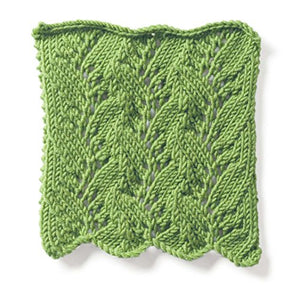 Flowers & Leaves: 70 Stitch Patterns You'll Like to KnitEyelet Fern, Blackberry Stitch, Ribbon and Rosets, Classic Frost Flower,Used