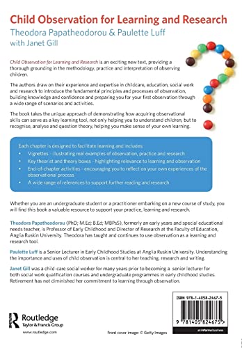 Child Observation for Learning and Research,Used
