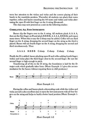 Teaching Stringed Instruments In Classes,New