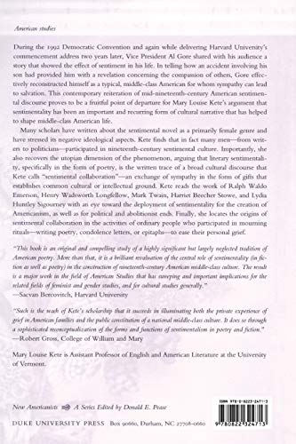 Sentimental Collaborations: Mourning and MiddleClass Identity in NineteenthCentury America (New Americanists),Used