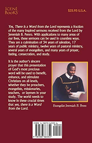 Yes, There Is a Word from the Lord: Sermon Outlines of Messages Given by the Divine Inspiration of God,Used