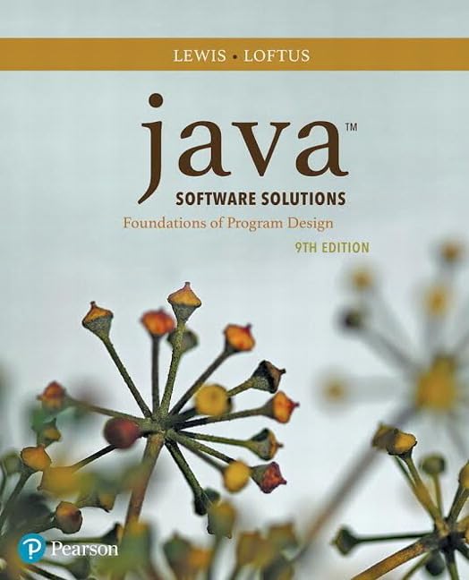Java Software Solutions,Used