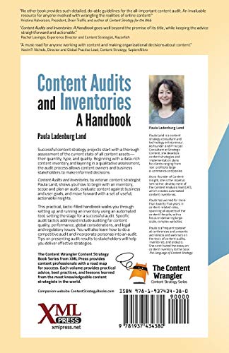 Content Audits and Inventories: A Handbook,Used