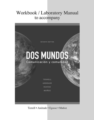Combined Workbook/Lab Manual to accompany Dos mundos,Used