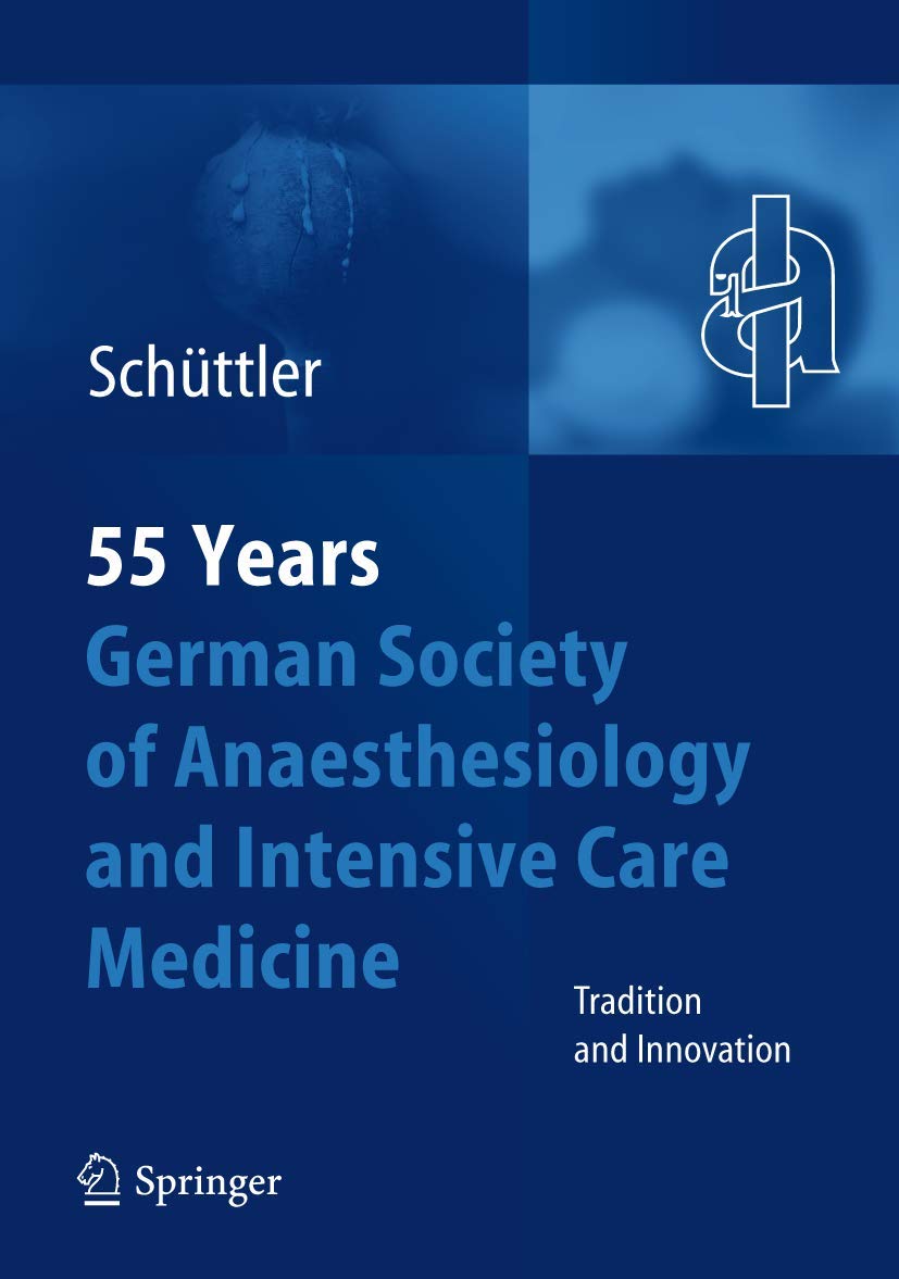 55Th Anniversary Of The German Society For Anaesthesiology And Intensive Care,Used