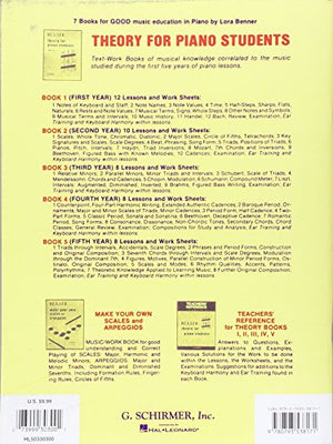 Theory for Piano Students  Book 3: Piano Technique,Used