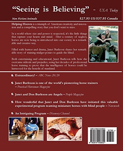 Helping Hooves: Training Miniature Horses as Guide Animals for the Blind (Equine InFocus),Used