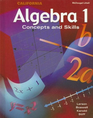 McDougal Concepts & Skills Algebra 1 California: Student Edition Algebra 1 2002,Used