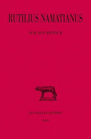 Sur son retour (Collection Des Universites De France Serie Latine) (French Edition),Used