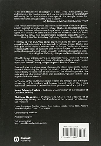 Violence in War and Peace: An Anthology,Used