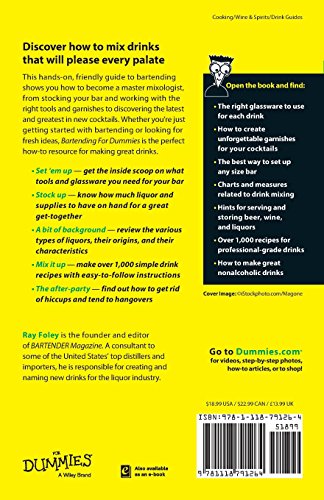 Bartending For Dummies,Used