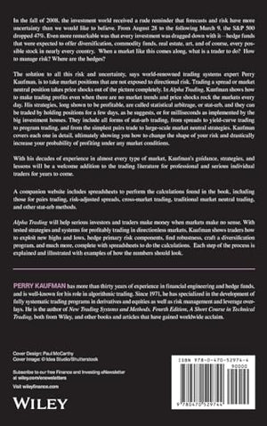 Alpha Trading: Profitable Strategies That Remove Directional Risk,New