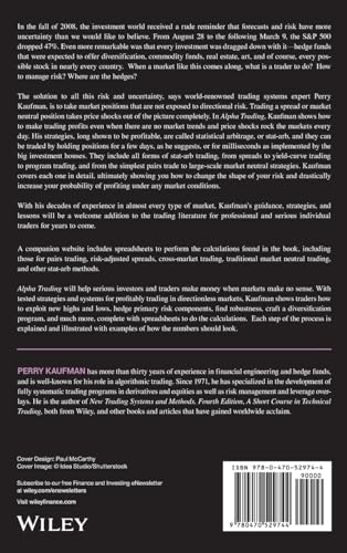 Alpha Trading: Profitable Strategies That Remove Directional Risk,New