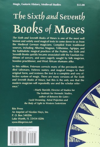 Sixth and Seventh Books of Moses (Weiser Enochian Library),Used