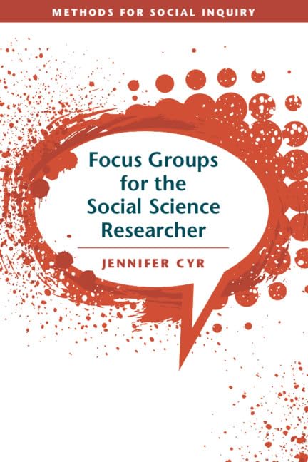 Focus Groups for the Social Science Researcher (Methods for Social Inquiry),Used
