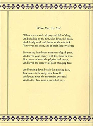 A Poet to His Beloved: The Early Love Poems of William Butler Yeats,Used