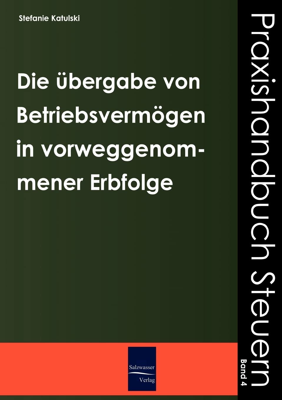 Die bergabe von Betriebsvermgen im Wege der vorweggenommenen Erbfolge (German Edition),Used