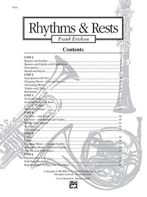 Rhythms & Rests: Flute,Used