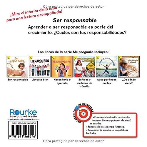 Me Pregunto (I Wonder) Ser responsable (Spanish Edition),Used