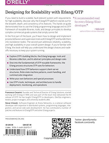 Designing For Scalability With Erlang/Otp: Implement Robust, Faulttolerant Systems