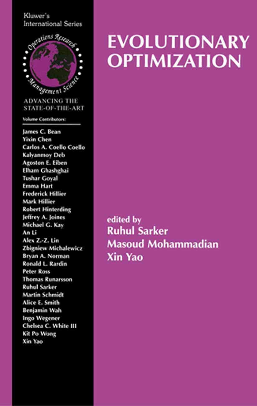 Evolutionary Optimization (International Series in Operations Research & Management Science, 48),Used