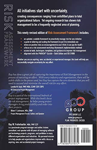 Risk Assessment Framework: Successfully Navigating Uncertainty,Used