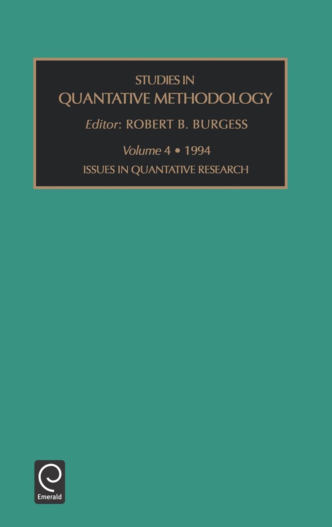 Issues In Qualitative Research (Studies In Qualitative Methodology, 4),Used