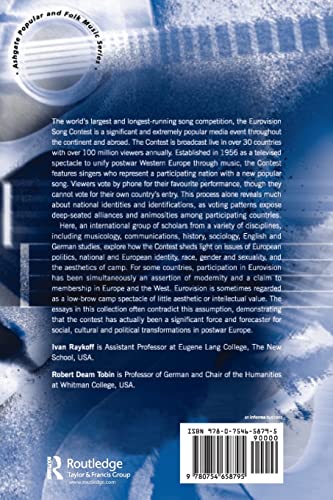 A Song For Europe: Popular Music And Politics In The European Song Contest (Ashgate Popular And Folk Music Series),New