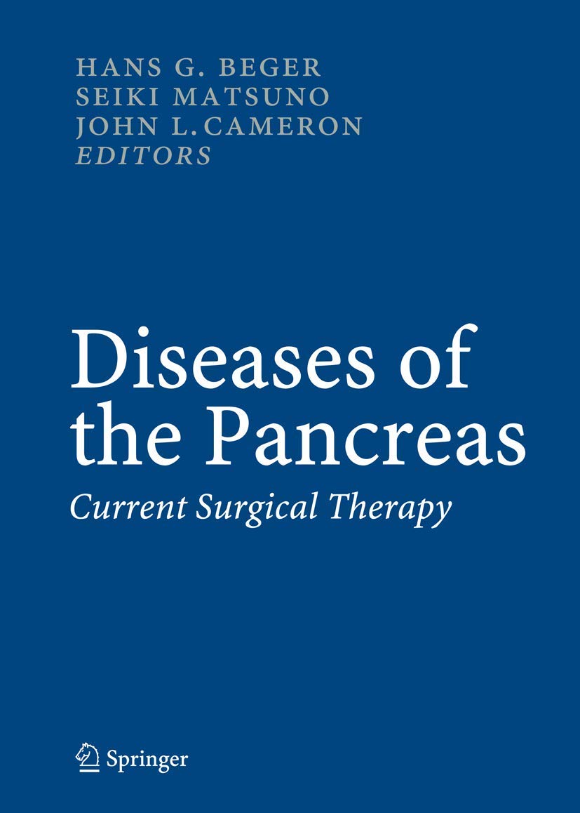 Diseases of the Pancreas: Current Surgical Therapy,Used
