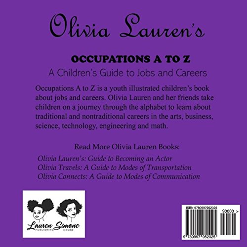 Olivia Lauren's Occupations A to Z: A Children's Guide to Jobs and Careers,Used
