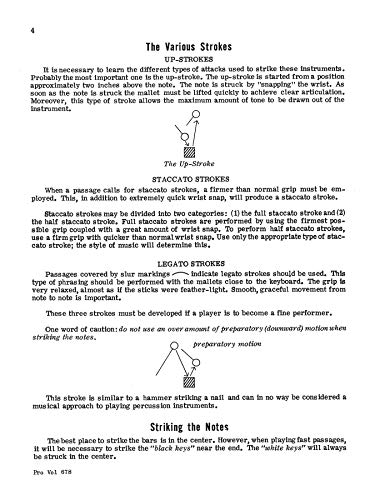 Percussion Keyboard Technic: Marimba, Xylophone, Vibraphone, Bells,Used