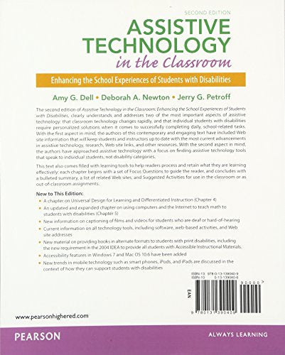 Assistive Technology In The Classroom: Enhancing The School Experiences Of Students With Disabilities (2Nd Edition),Used