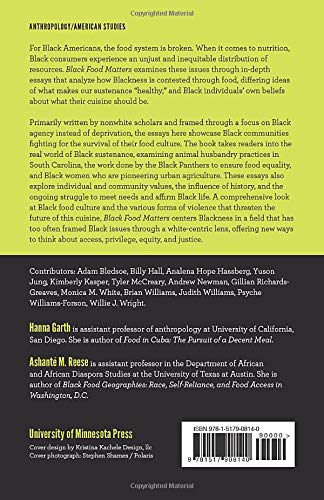 Black Food Matters: Racial Justice in the Wake of Food Justice,Used