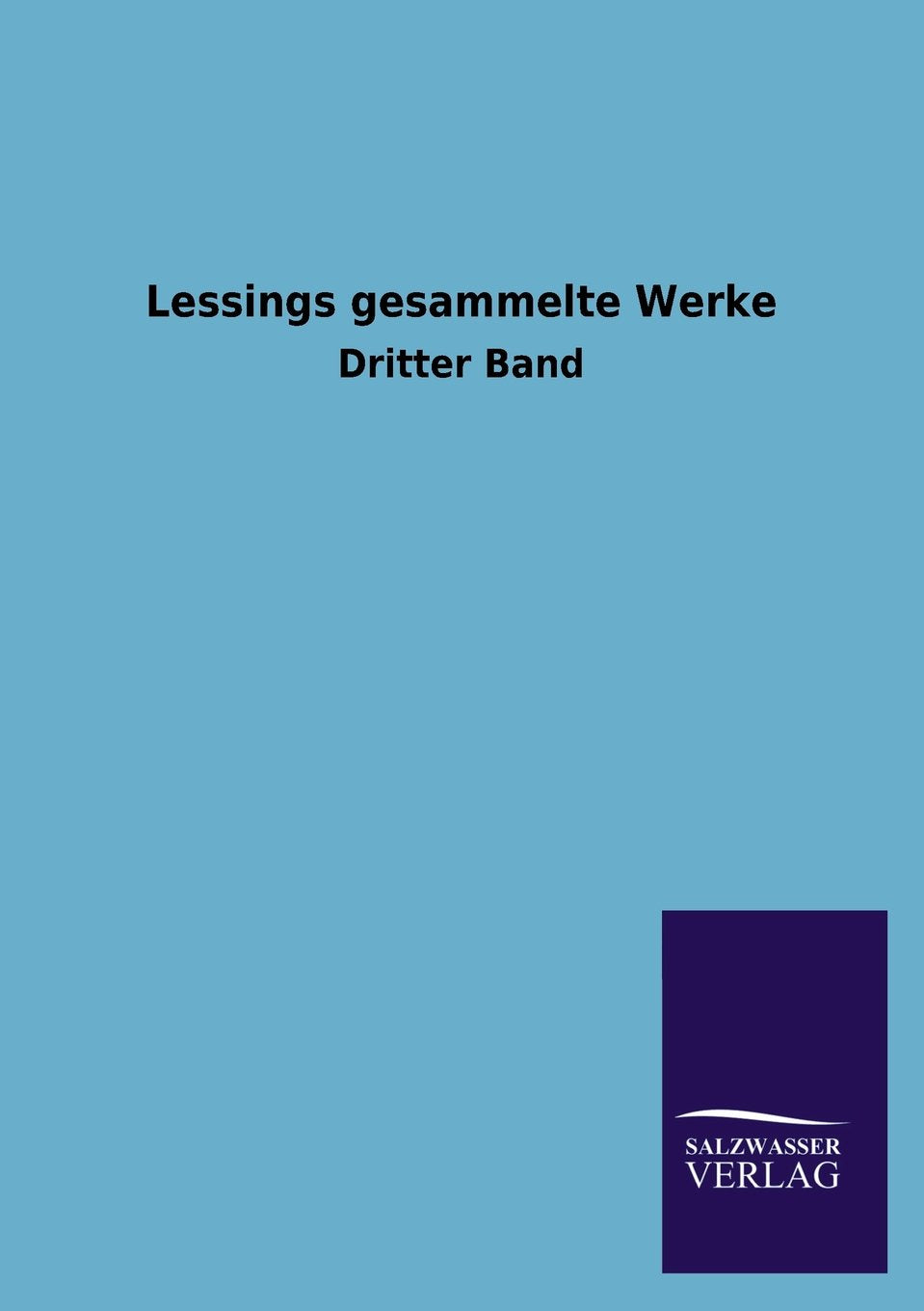 Lessings gesammelte Werke (German Edition),Used