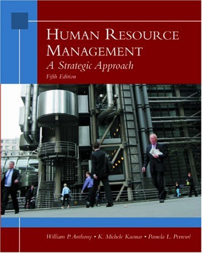 Human Resource Management: A Strategic Approach,New