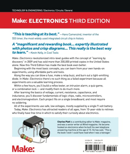 Make: Electronics: Learning by Discovery: A handson primer for the new electronics enthusiast,Used