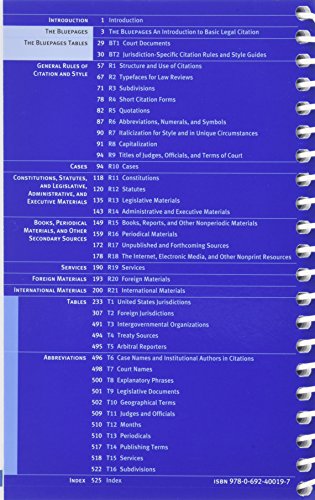 The Bluebook: A Uniform System of Citation, 20th Edition,Used
