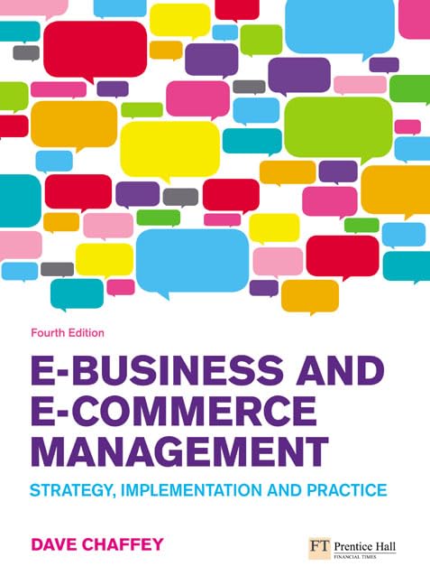 EBusiness and ECommerce Management: Strategy, Implementation and Practice,Used