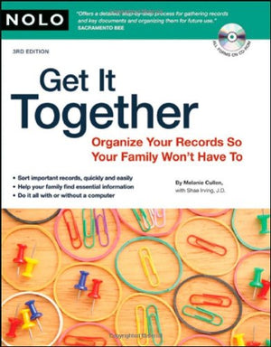 Get It Together: Organize Your Records So Your Family Won't Have To (book with CDRom),Used
