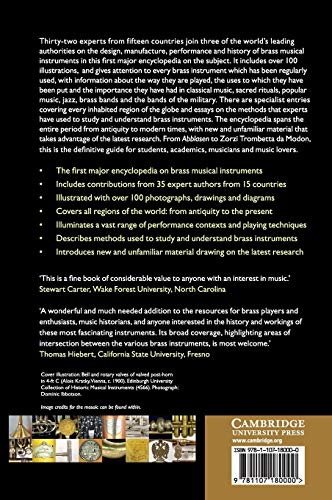 The Cambridge Encyclopedia of Brass Instruments,Used