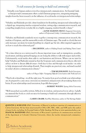 An Essential Guide To Interpersonal Communication: Building Great Relationships With Faith, Skill, And Virtue In The Age Of Soci,Used