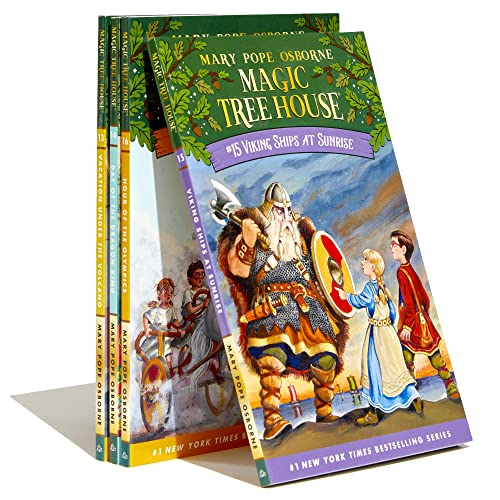 Magic Tree House Boxed Set, Books 1316: Vacation Under the Volcano, Day of the Dragon King, Viking Ships at Sunrise, and Hour o,Used